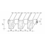 Rollbarer Bodenrost aus Naturholz - Rost HT - Rosco
