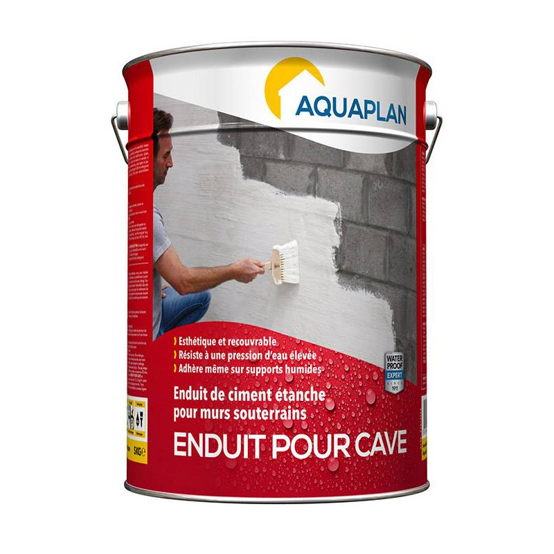Enduit pour cave - Водостойкая цементная штукатурка - Aquaplan