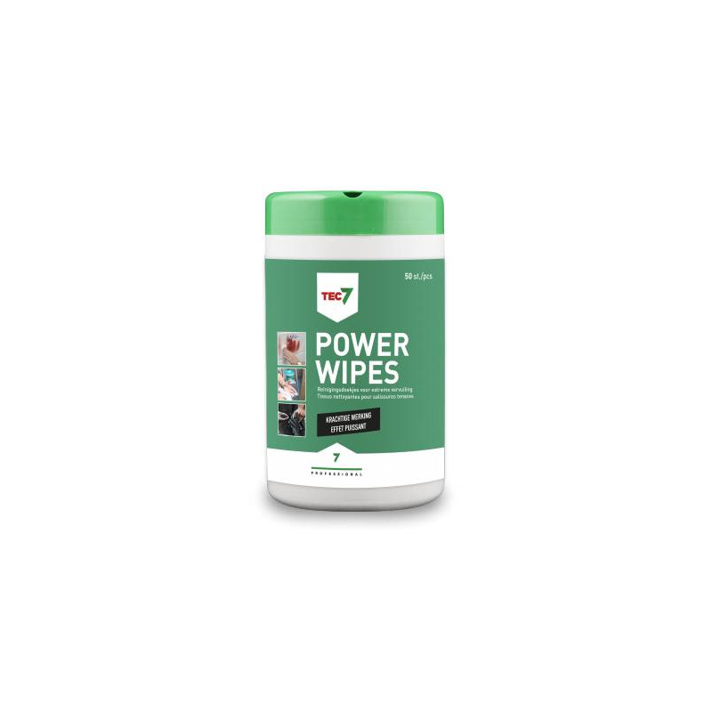 Powerwipes - أقمشة تنظيف للأوساخ العنيدة - Tec7