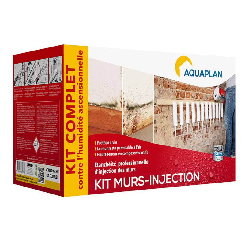 Wall-Injector - Previene el aumento de la humedad - Aquaplan