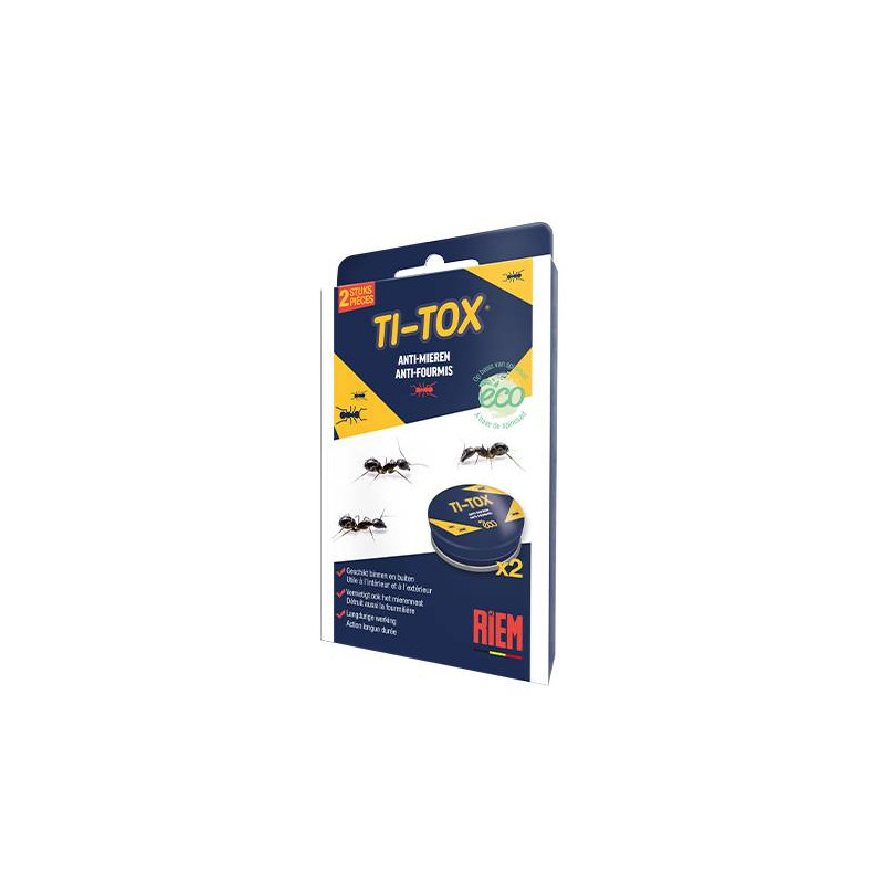 Ti-Tox Anti Ameisen - Insektizid-Köderbox - RIEM Ti-Tox Anti Ameisen - Insektizid-Köderbox - RIEM