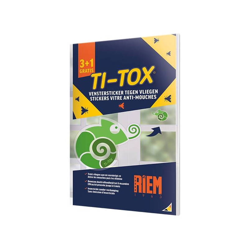 Ti-Tox ملصقا نافذة مكافحة ذبابة - RIEM