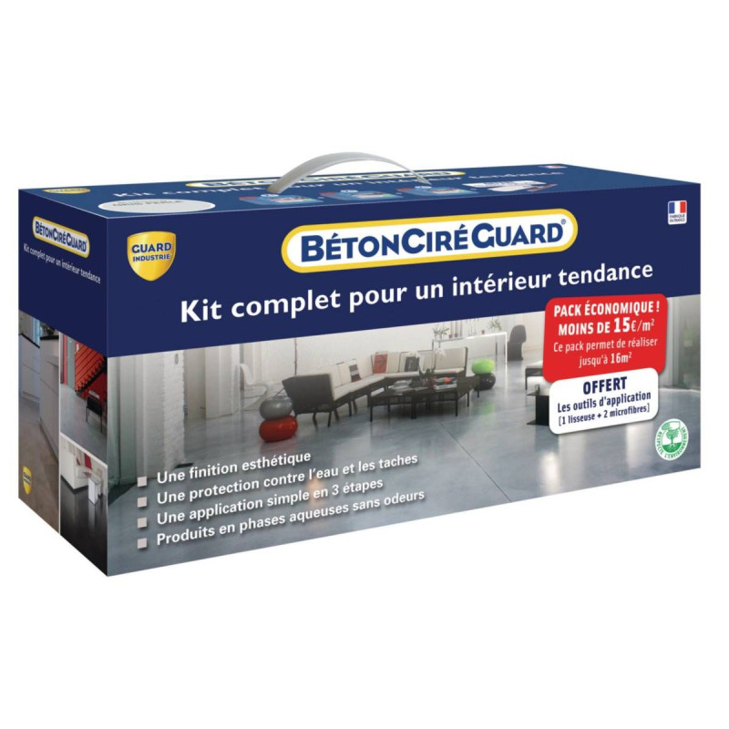 Kit Béton Ciré Guard - Complete waxed concrete system - Guard Industrie