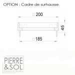 Siphon de cave - Grille à fentes en fonte - Classe L 15kN - ACO