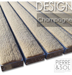 DESIGN L doormat, 12 mm thick, CUSTOM-MADE