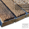 DESIGN L deurmat, 12 mm dik, OP MAAT GEMAAKT
