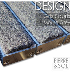 DESIGN L doormat, 12 mm thick, CUSTOM-MADE