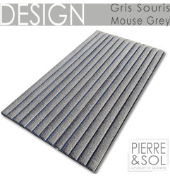 DESIGN L deurmat, 12 mm dik, OP MAAT GEMAAKT