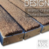 Zerbino DESIGN L, spessore 12 mm, SU MISURA