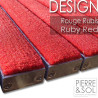 DESIGN L doormat, 12 mm thick, CUSTOM-MADE