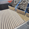 Zerbino DESIGN L, spessore 12 mm, SU MISURA