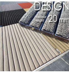 Capacho DESIGN L, 12 mm de espessura, FEITO SOB MEDIDA
