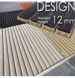 DESIGN L 门垫，12 毫米厚，定制