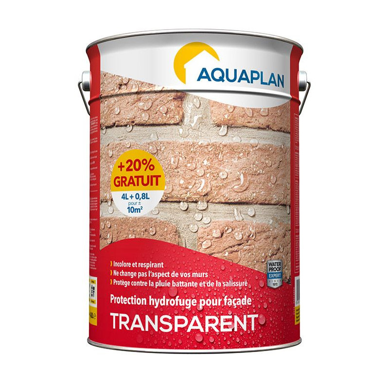 Transparent - Wasserfeste Außenwandbeschichtung - Aquaplan Transparent - Wasserfeste Außenwandbeschichtung - Aquaplan