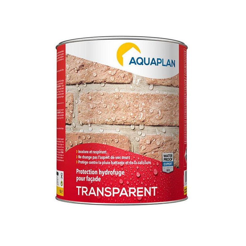 Transparent - Wasserfeste Außenwandbeschichtung - Aquaplan