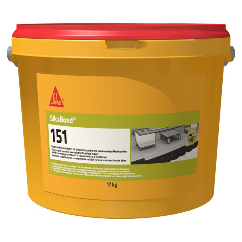 SikaBond-151 - Colle élastique pour parquet EC 1 PLUS - Sika SikaBond-151 - Colle élastique pour parquet EC 1 PLUS - Sika