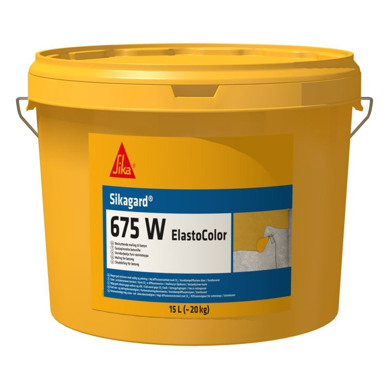 Sikagard-675 W GB ElastoColor - طلاء ضد الطقس - سيكا Sikagard-675 W GB ElastoColor - طلاء ضد الطقس - سيكا