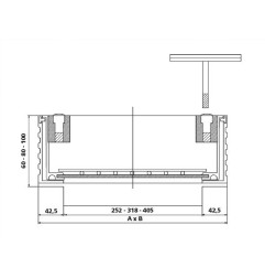 Copertura di accesso impermeabile per collegamento a tubo in PVC - Tube Light Line - L&S