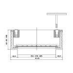 Copertura di accesso impermeabile per collegamento a tubo in PVC - Tube Light Line - L&S