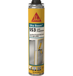 Sika Boom-553 Low Expansion - Mousse polyuréthane à faible expansion EC 1 PLUS - Sika