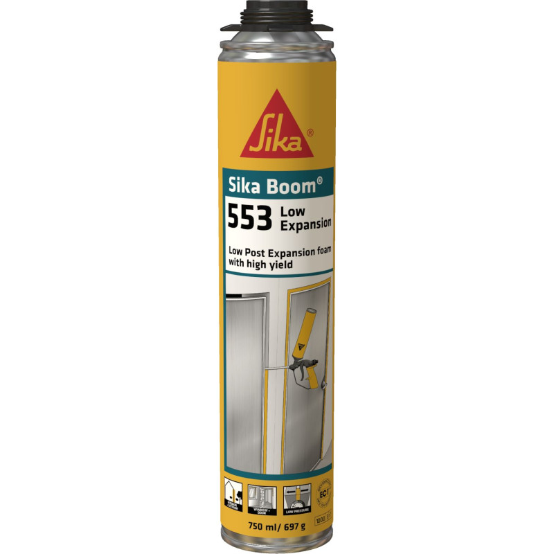 Sika Boom-553 Bassa Espansione - Schiuma poliuretanica a bassa espansione EC 1 PLUS - Sika Sika Boom-553 Bassa Espansione - Schiuma poliuretanica a bassa espansione EC 1 PLUS - Sika
