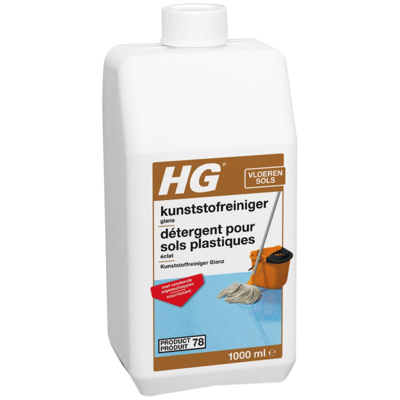 Detergente brilhante para pavimentos de plástico - n°78 - HG Detergente brilhante para pavimentos de plástico - n°78 - HG