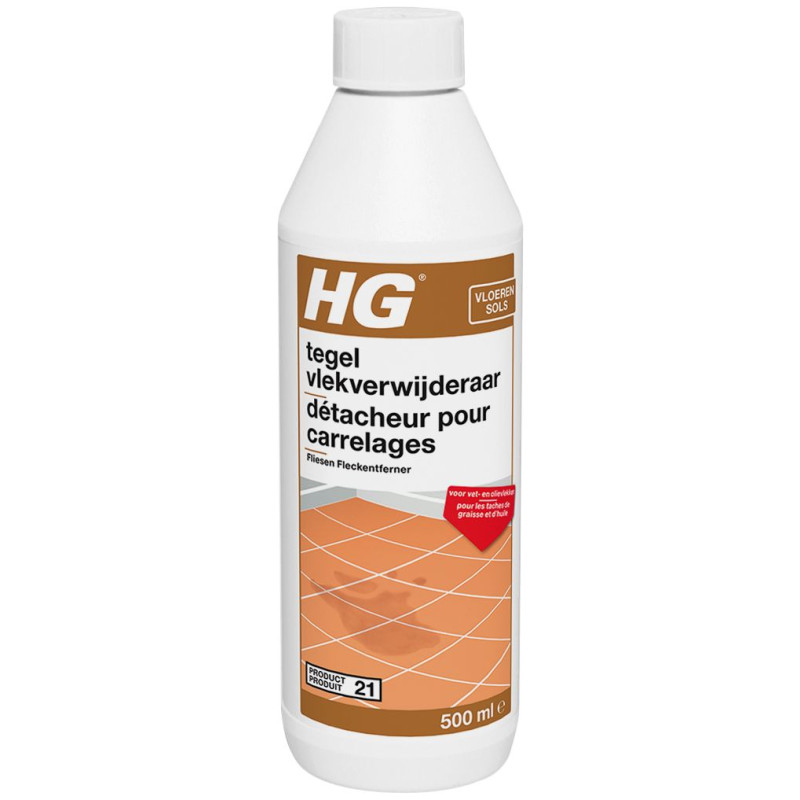 Tegelvlekverwijderaar 500 ml - n°21 - HG Tegelvlekverwijderaar 500 ml - n°21 - HG