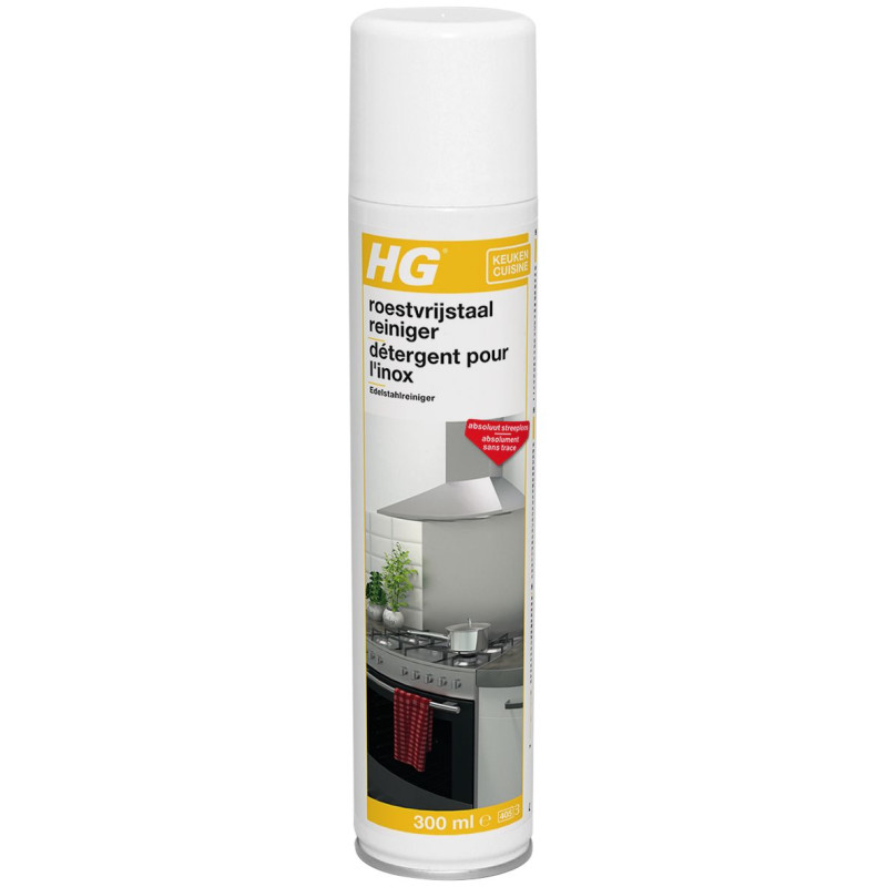 Détergent rapide pour l'inox 300 ml - HG Détergent rapide pour l'inox 300 ml - HG