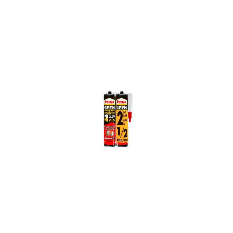 Ni Clou Ni Vis high tack - Duo Pack 2-я 1/2 цена - Pattex Ni Clou Ni Vis high tack - Duo Pack 2-я 1/2 цена - Pattex