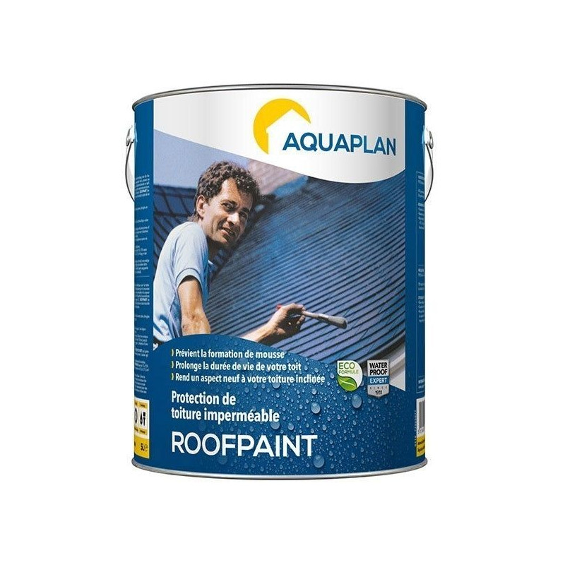 Pittura per tetti antracite - Pittura per piastrelle - Aquaplan Pittura per tetti antracite - Pittura per piastrelle - Aquaplan