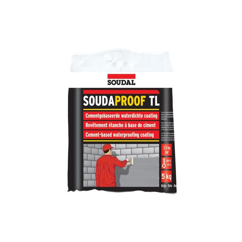Soudaproof TL - EC 1 PLUS гидроизоляционное покрытие - Soudal