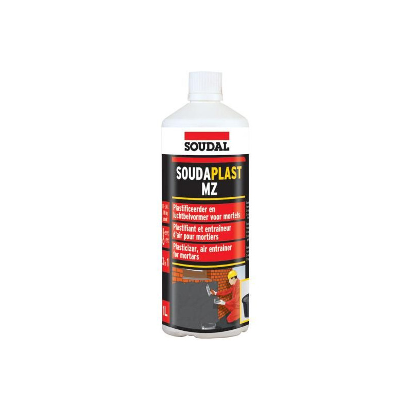 Soudaplast MZ - Additif pour béton ou mortier - Soudal Soudaplast MZ - Additif pour béton ou mortier - Soudal