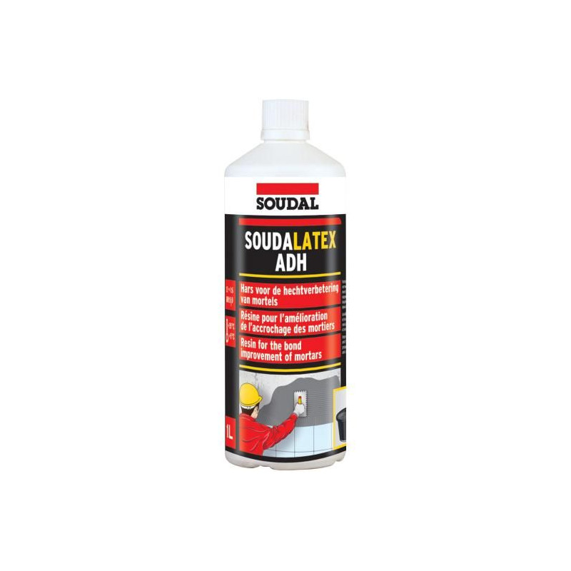 Soudalatex ADH - Добавка для бетона или строительного раствора - Soudal Soudalatex ADH - Добавка для бетона или строительного раствора - Soudal