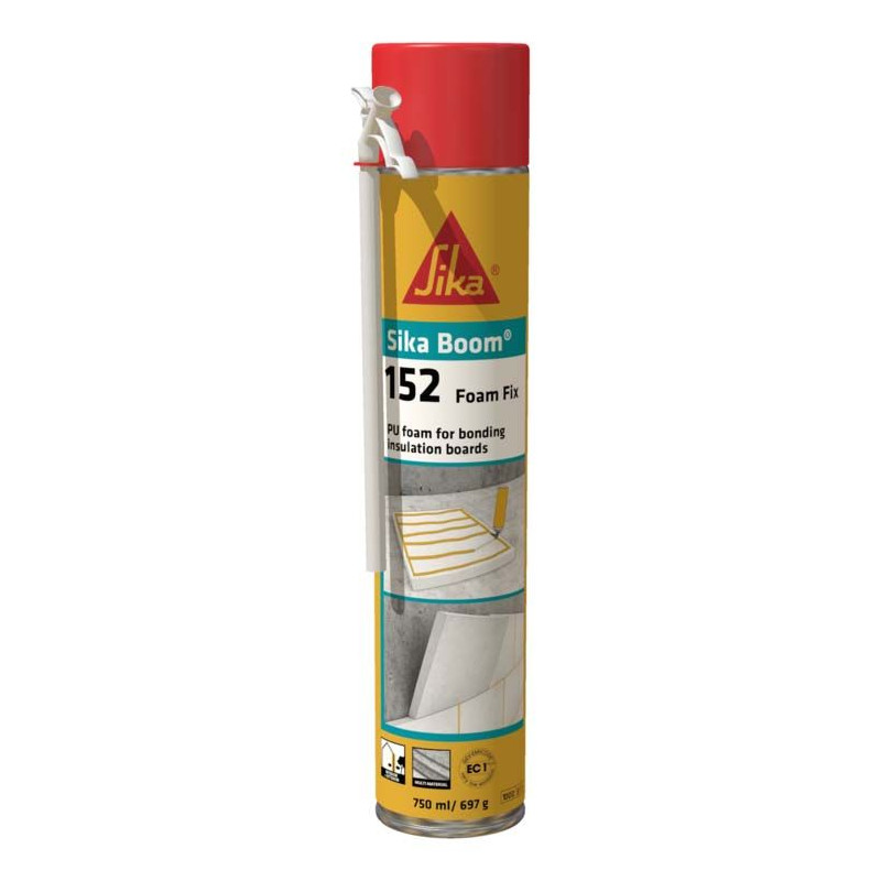 Sika Boom-152 Foamfix - Клейкая пена с насадкой EC 1 PLUS - Sika Sika Boom-152 Foamfix - Клейкая пена с насадкой EC 1 PLUS - Sika