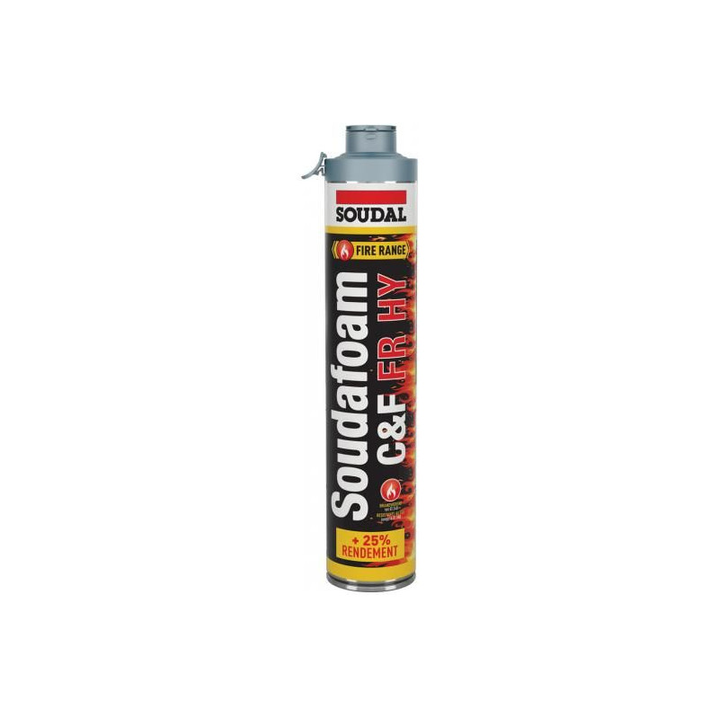 Soudafoam FR HY Click & Fix - 防火可喷涂 PU 泡沫 EC 1 PLUS - Soudal Soudafoam FR HY Click & Fix - 防火可喷涂 PU 泡沫 EC 1 PLUS - Soudal