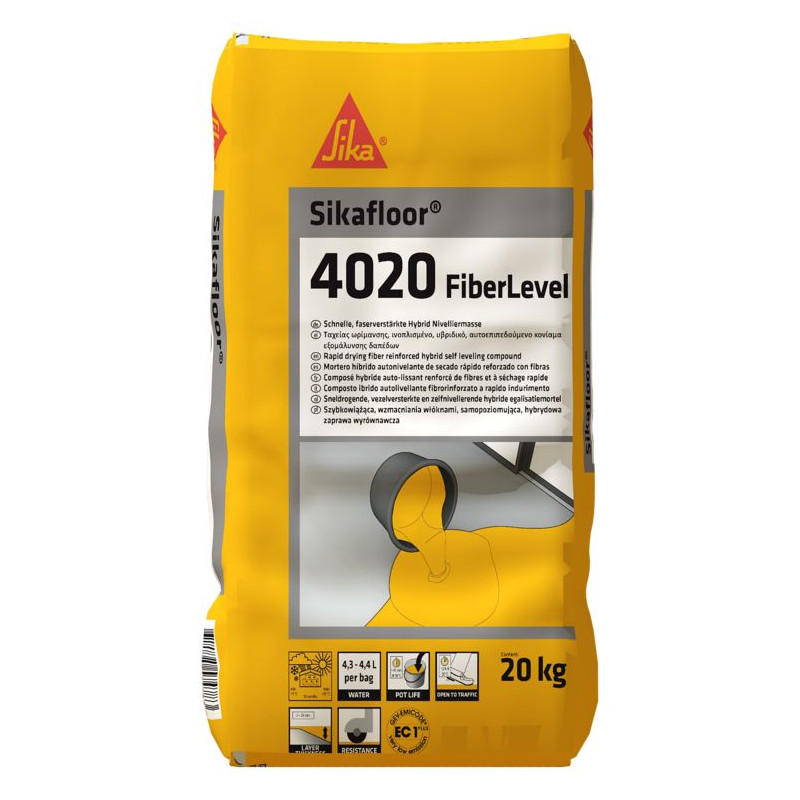 Sikafloor-4020 FiberLevel - 混合找平剂 EC 1 PLUS - Sika