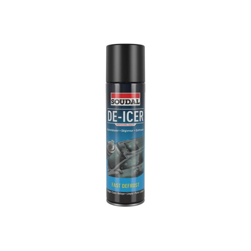 De-Icer - Быстродействующий антиобледенитель с антифризом - Soudal De-Icer - Быстродействующий антиобледенитель с антифризом - Soudal