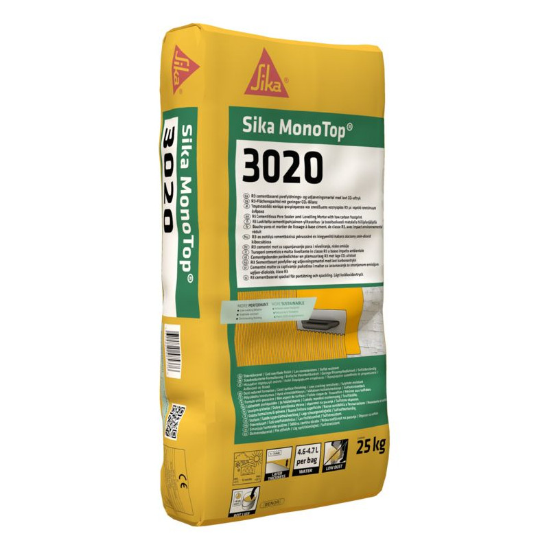 Sika MonoTop-3020 - порозаполнитель и выравнивающий раствор - Sika