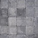 Pavé béton tambouriné