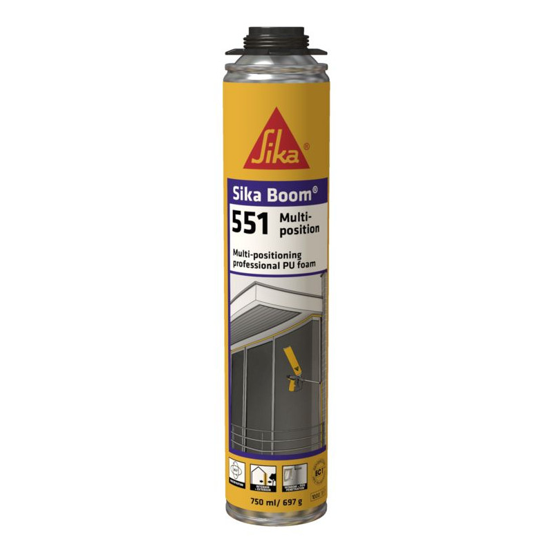 Sika Boom-551 多位置 - 膨胀 PU 泡沫 EC 1 PLUS - Sika