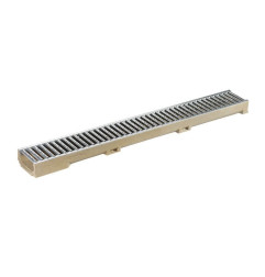 Super mini channel with galvanized grid - Height 6 cm - ACO