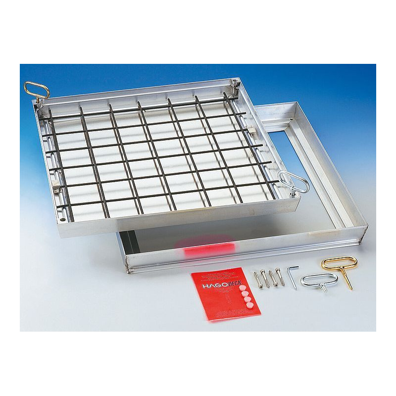 Couvercle à carreler en aluminium - B 125 kN - HAGO Couvercle à carreler en aluminium - B 125 kN - HAGO