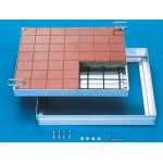 Couvercle à carreler en aluminium - B 125 kN - HAGO Couvercle à carreler en aluminium - B 125 kN - HAGO