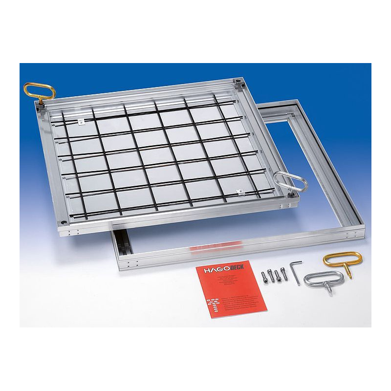 Copertura piastrellabile in alluminio - A 15 kN - HAGO