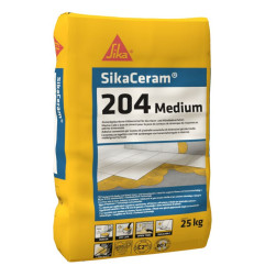 SikaCeram-204 Medium - 瓷砖粘结砂浆 中号 EC 1 PLUS - Sika