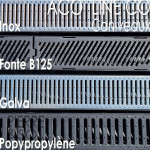 Дренажный желоб из полипропилена - 100 x 11 x 8 см