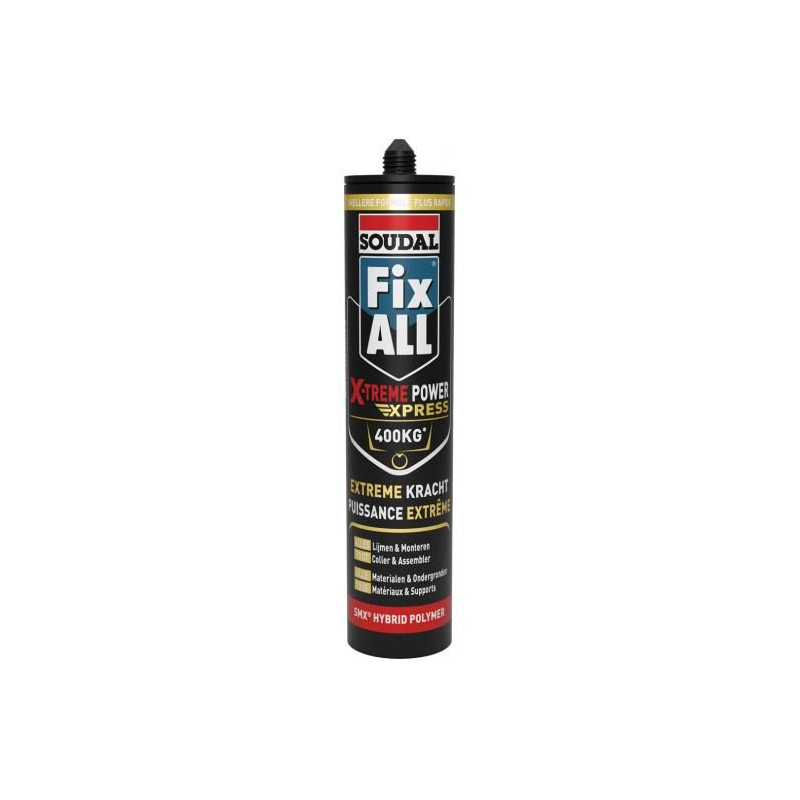 Fix All X-Trem Power Express - Colle de montage en polymère hybride - Soudal