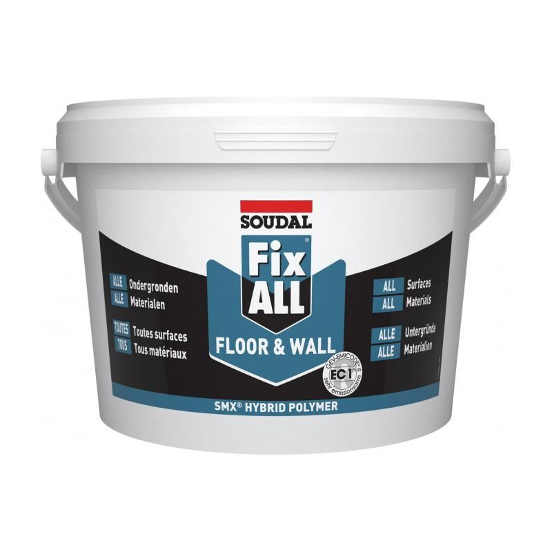 Fix All Floor & Wall - Hybrid adhesive for floor and wall EC 1 PLUS - Soudal Fix All Floor & Wall - Hybrid adhesive for floor and wall EC 1 PLUS - Soudal