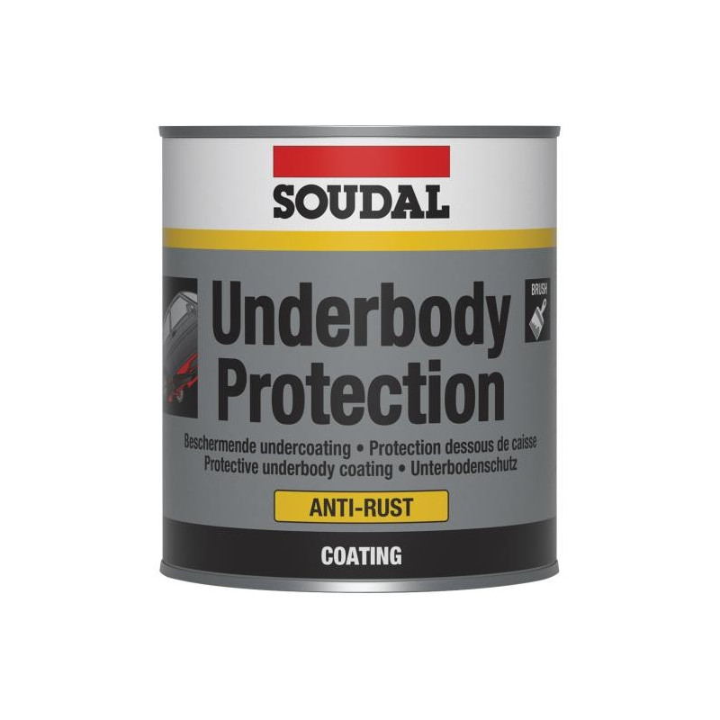Underbody Protection Brush 1 kg - Anti-corrosie voor de carrosserie - Soudal