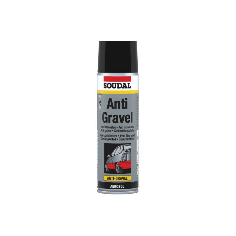 Anti Gravel Aerosol Grey - Anti-corrosion protection for car bodywork - Soudal Anti Gravel Aerosol Grey - Anti-corrosion protection for car bodywork - Soudal